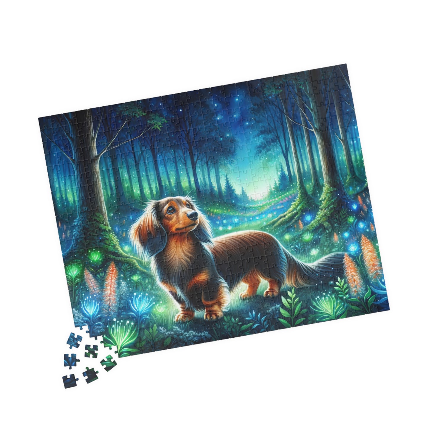 Magical Miniature Dachshund Jigsaw Puzzle 110/252/520/1014 Pieces