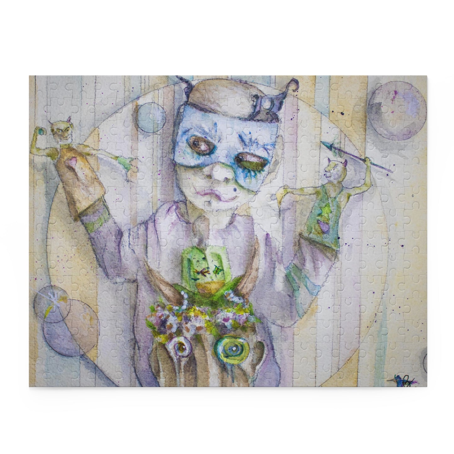 Internal Conflict Mesmerizing Jigsaw Puzzle (120, 252, 500-Piece)