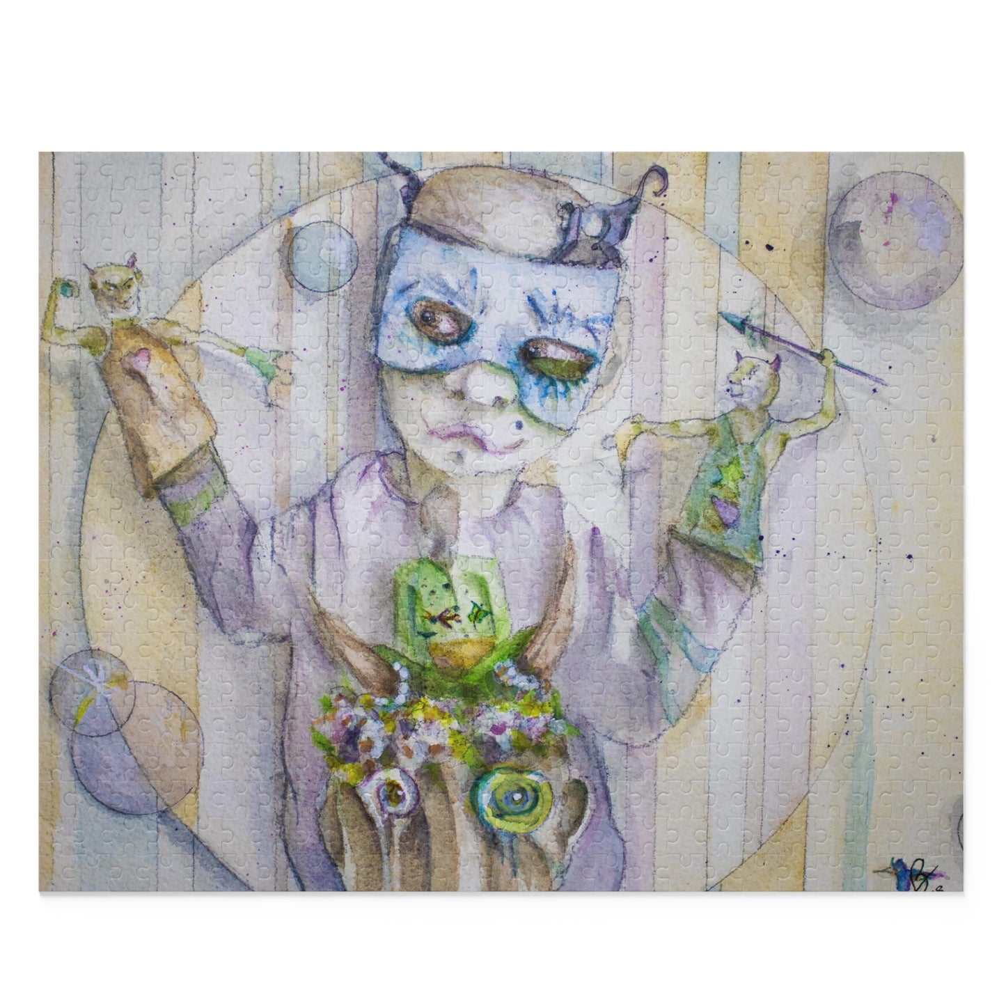 Internal Conflict Mesmerizing Jigsaw Puzzle (120, 252, 500-Piece)