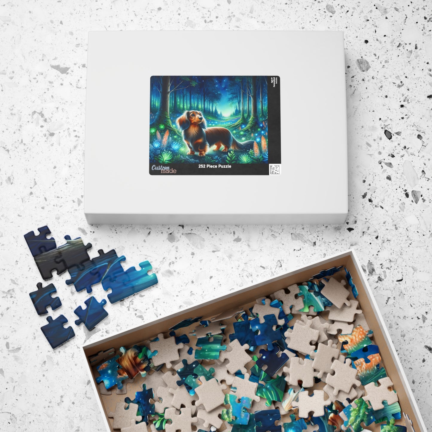 Magical Miniature Dachshund Jigsaw Puzzle 110/252/520/1014 Pieces