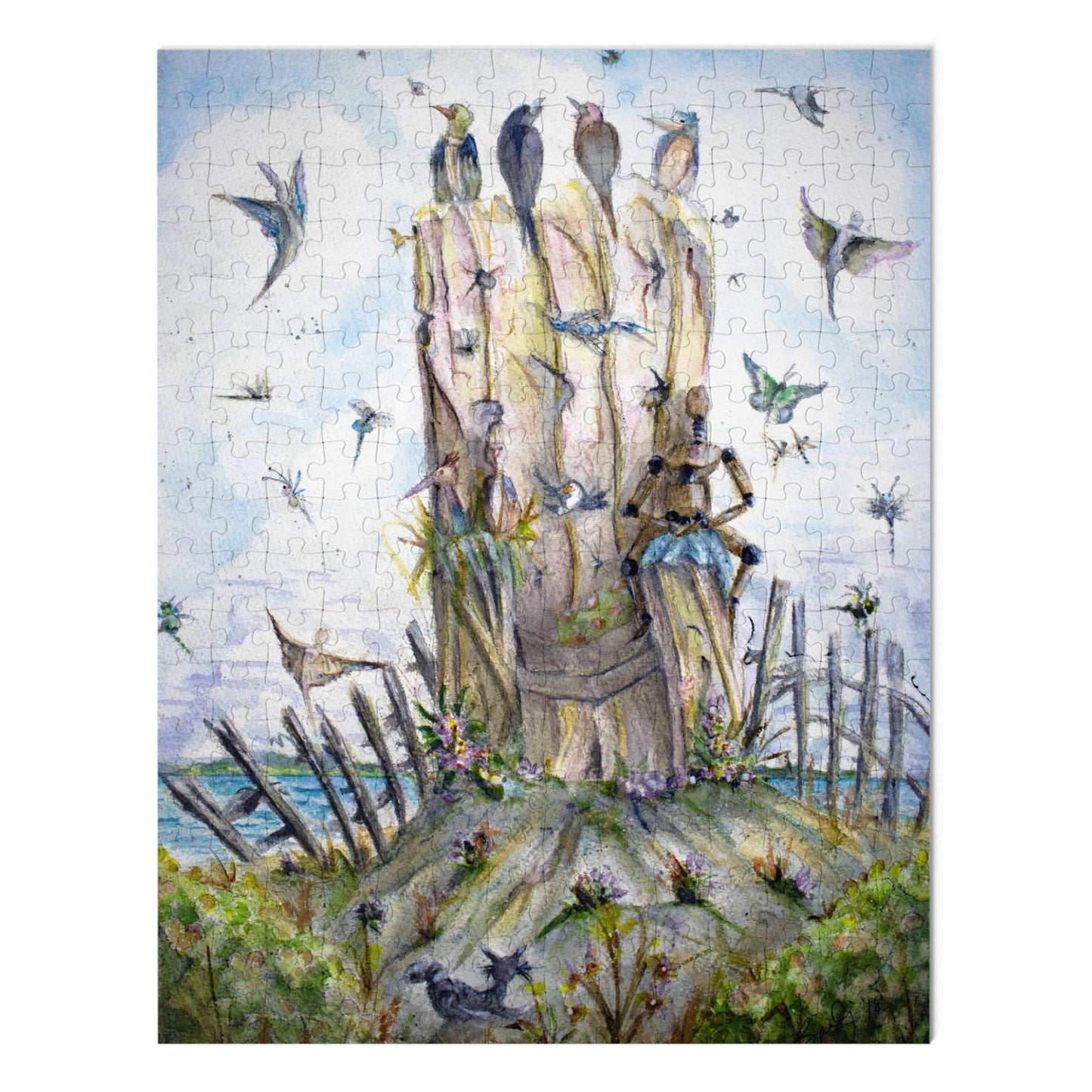 Meeting Place - Premium Art Jigsaw Puzzle - Satin-Finish Chipboard, Multiple Sizes Available
