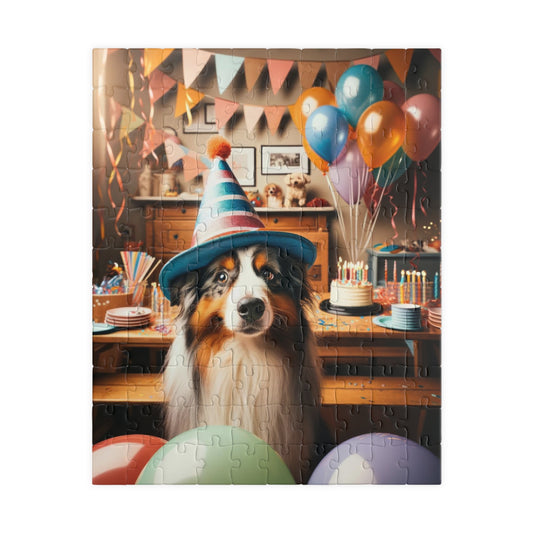 Australian Shepherd Puzzle | Glossy Finish | Family Fun | Mindful Activity | Birthday Celebration, 110, 252, 520 or 1014 Pieces