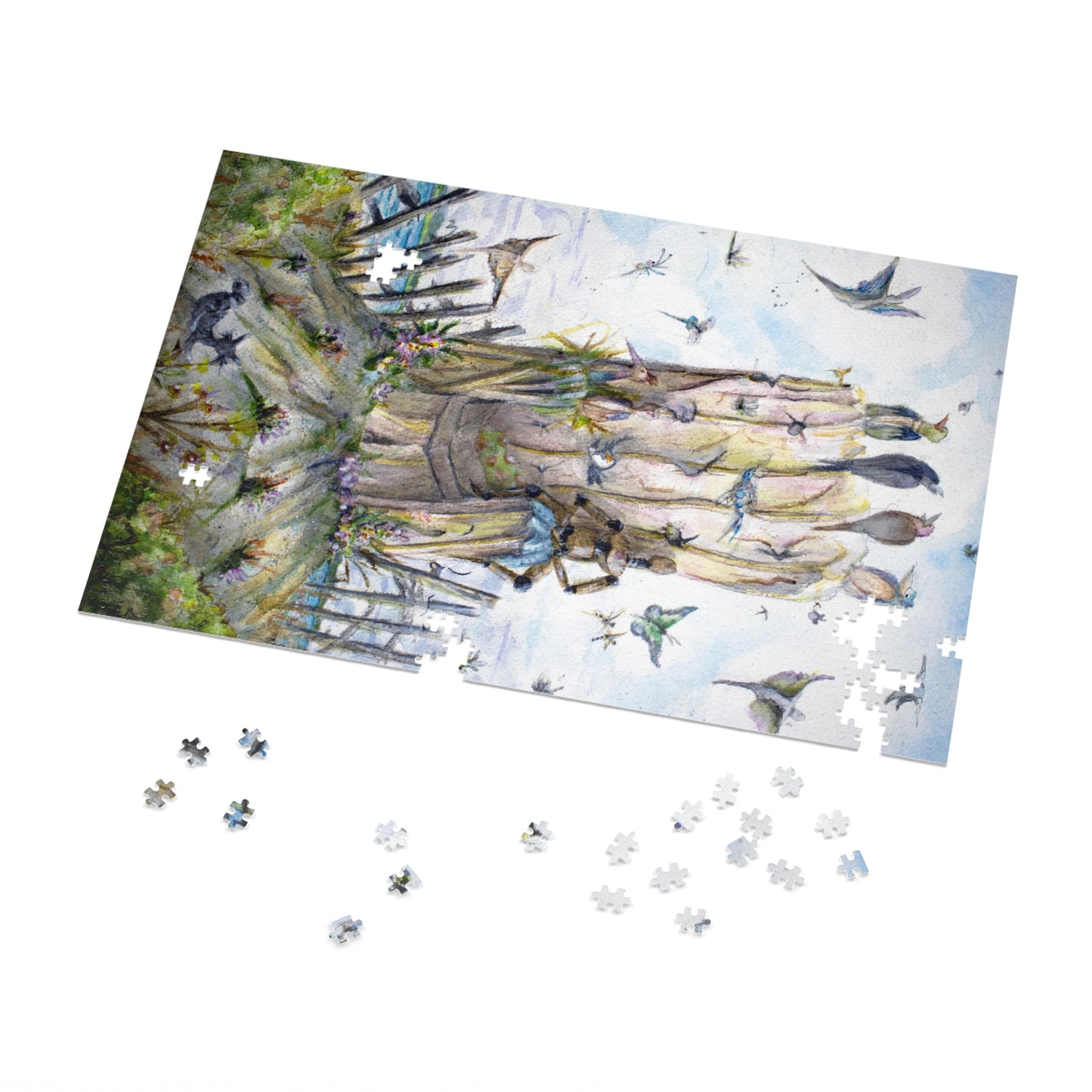 Meeting Place - Premium Art Jigsaw Puzzle - Satin-Finish Chipboard, Multiple Sizes Available