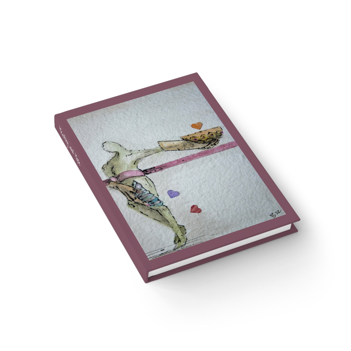 One More Try - Heartfelt Healing Hope Hardcover Journal/Notebook - 128 Blank Pages, Inspirational Writing & Sketch Diary, Sturdy Hardcover