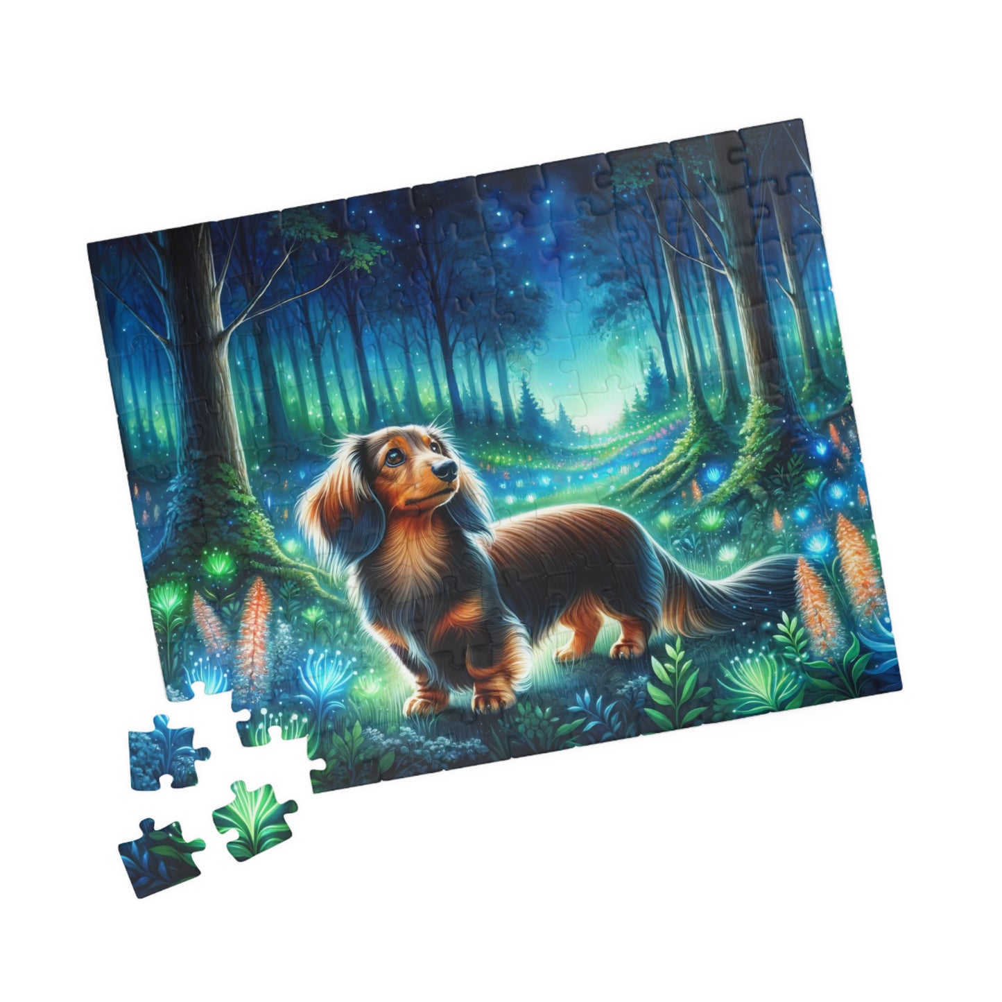 Magical Miniature Dachshund Jigsaw Puzzle 110/252/520/1014 Pieces