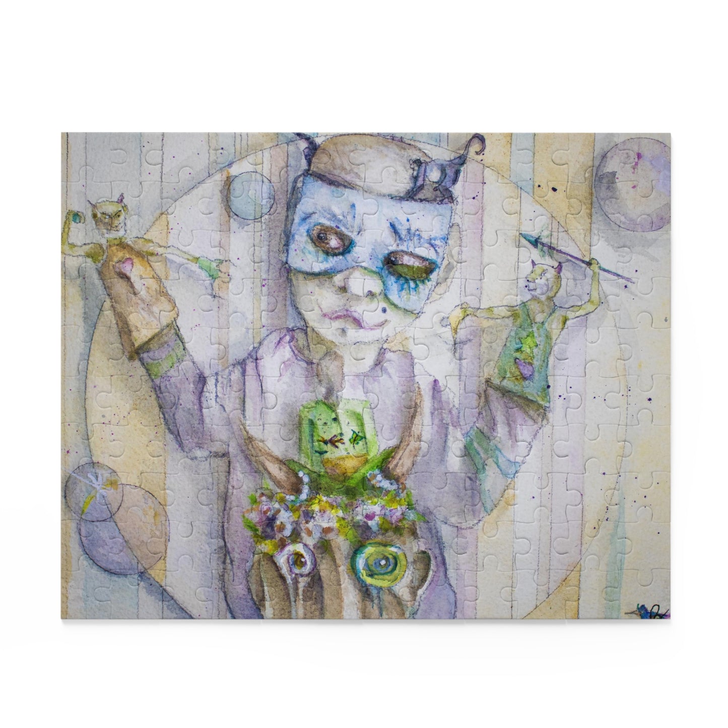 Internal Conflict Mesmerizing Jigsaw Puzzle (120, 252, 500-Piece)