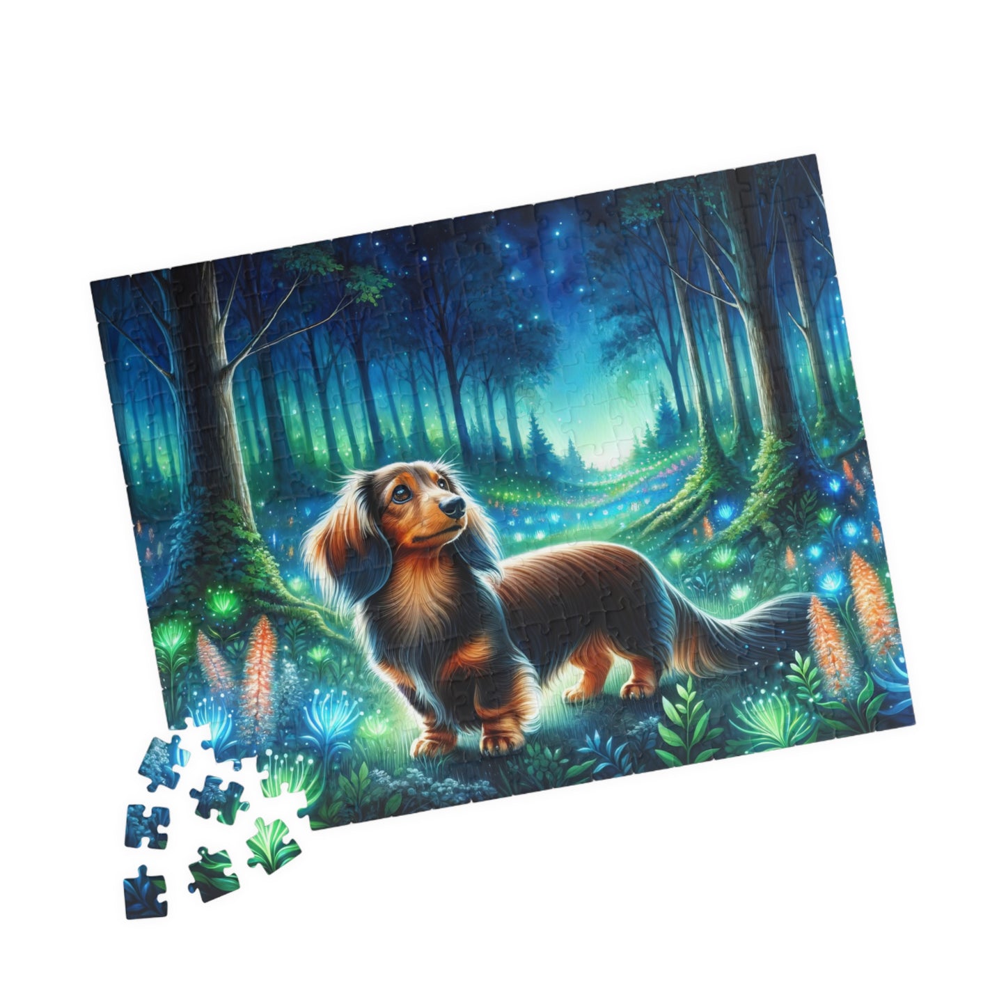 Magical Miniature Dachshund Jigsaw Puzzle 110/252/520/1014 Pieces