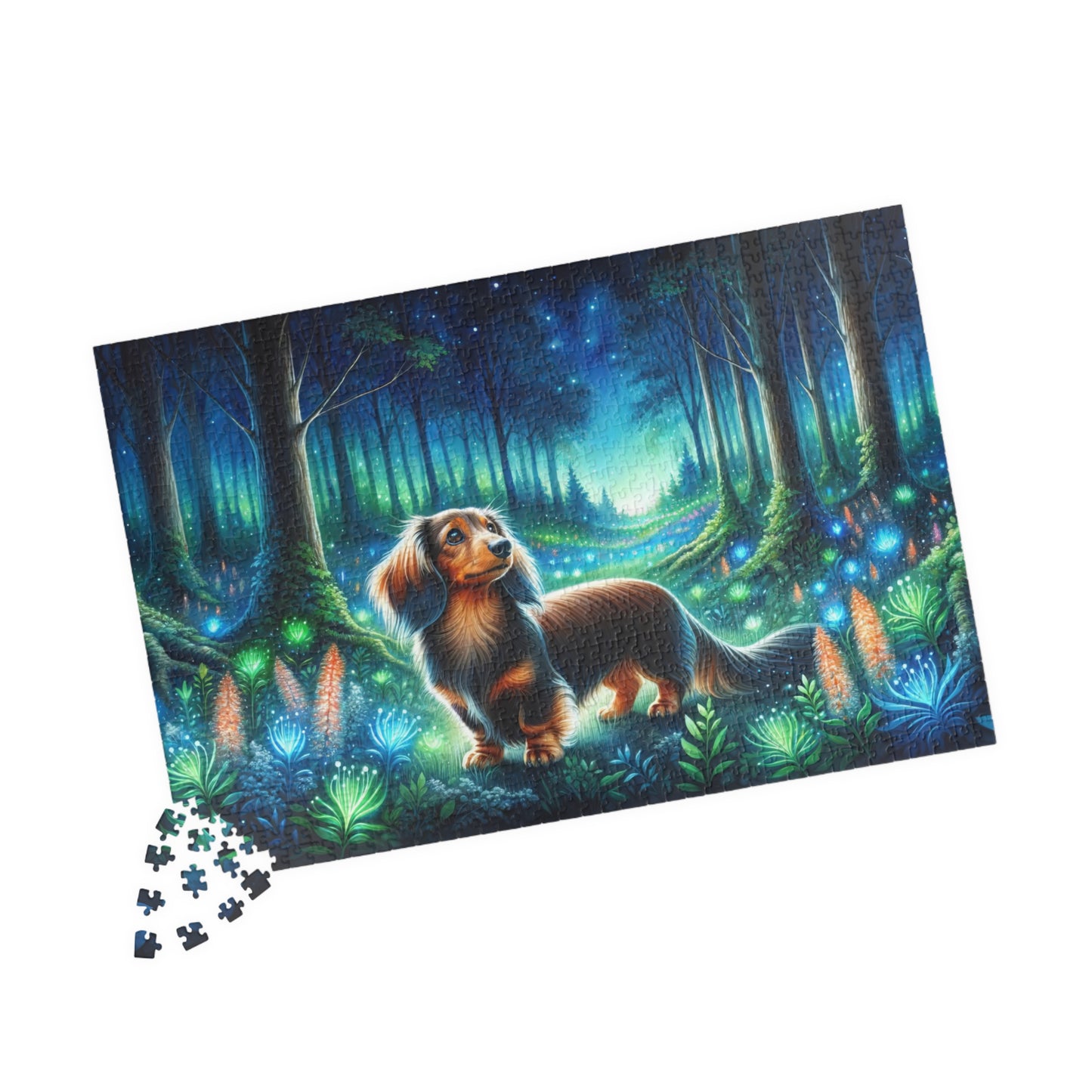 Magical Miniature Dachshund Jigsaw Puzzle 110/252/520/1014 Pieces