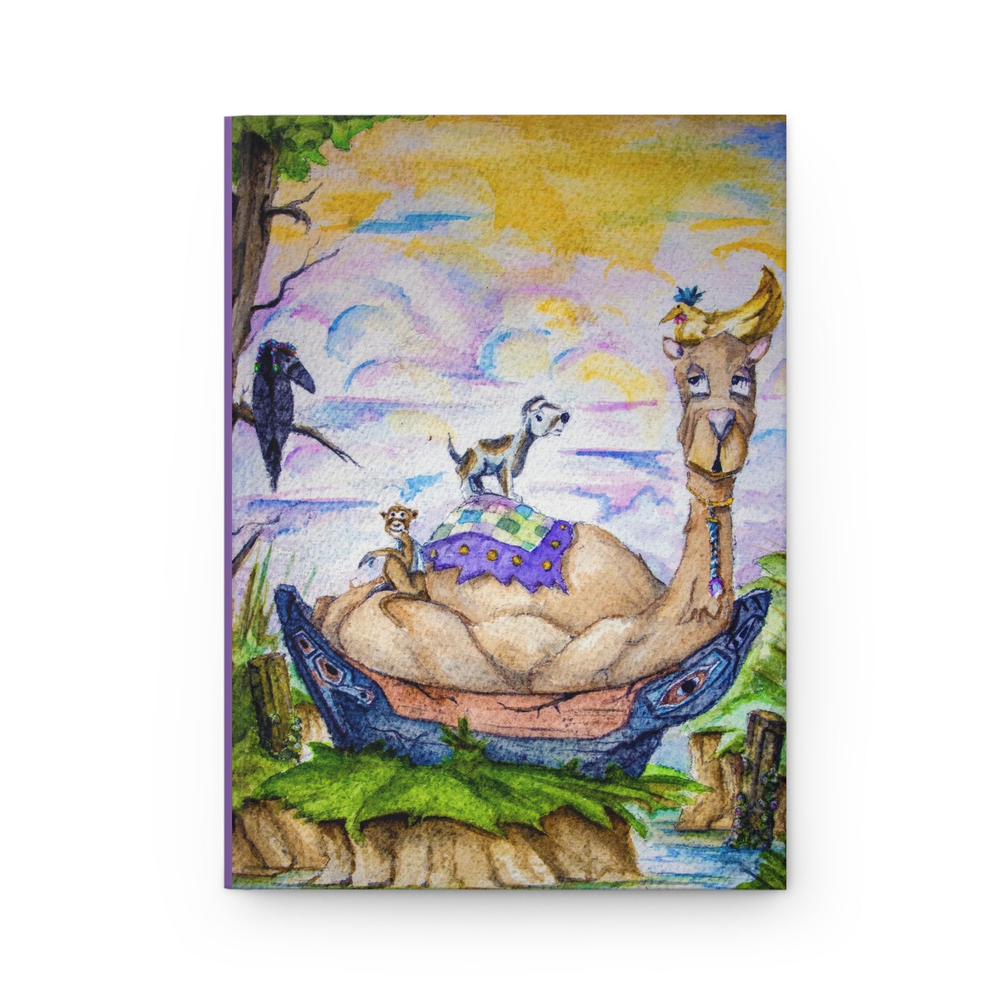 The View - The Chicken Has the Best Spot - Unique Artistic Design, Notebook for Creative Writings, 150 lined pages, Hardcover Matte Journal