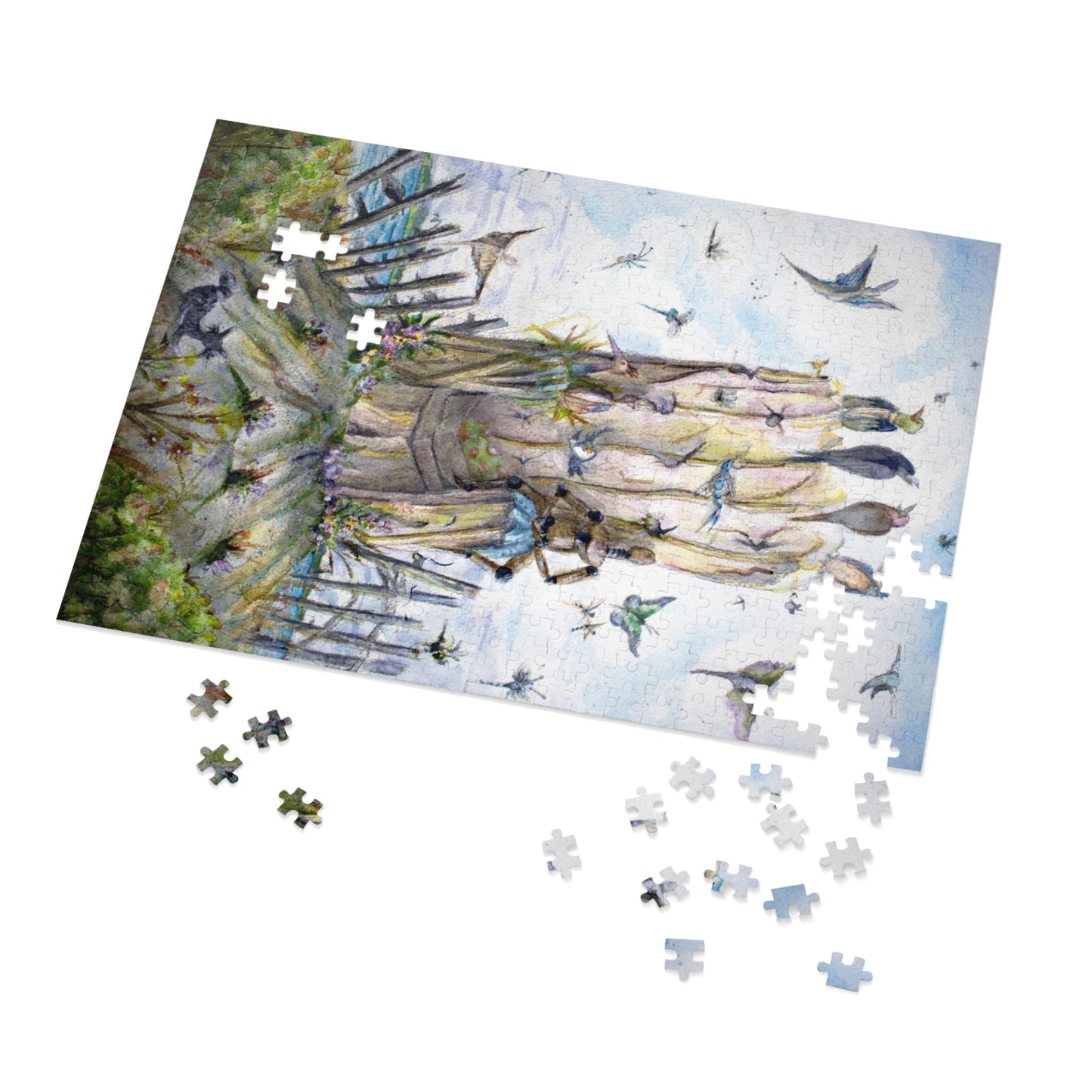 Meeting Place - Premium Art Jigsaw Puzzle - Satin-Finish Chipboard, Multiple Sizes Available