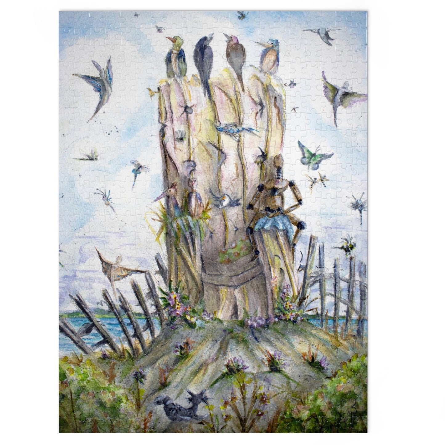 Meeting Place - Premium Art Jigsaw Puzzle - Satin-Finish Chipboard, Multiple Sizes Available