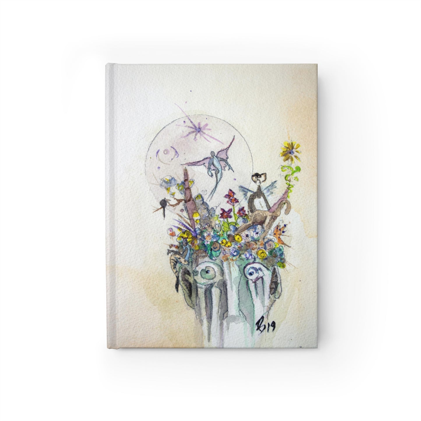Whispered Dreams Lucid Life Logbook - J. Wesley Bailey IV Watercolor Art, 128 Blank Pages, Dream Journal & Creative Notebook, Hardcover